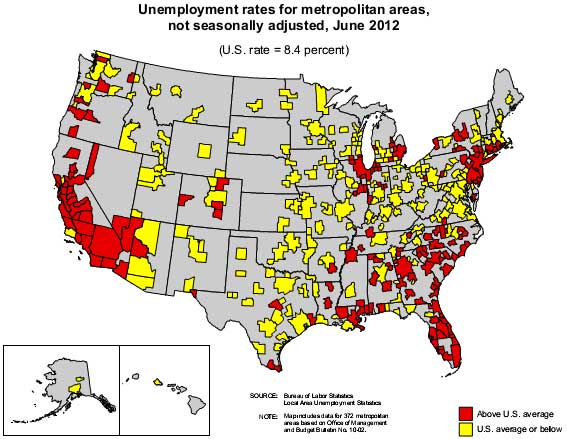 metro unemployment 07-12